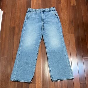 MOTHER SK8R Prep Sneak Trouser Denim